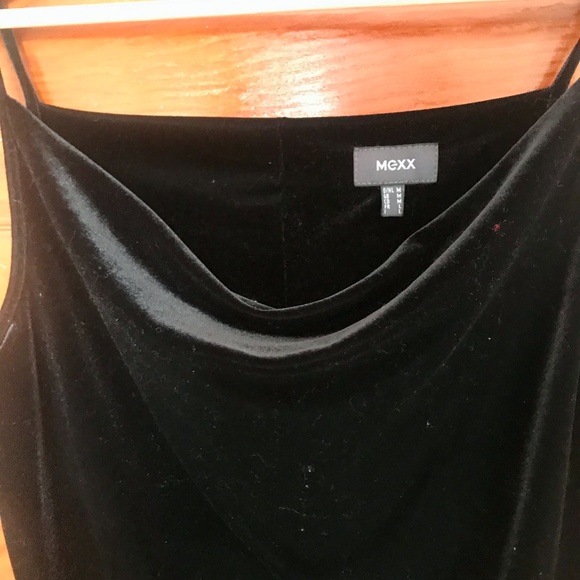 Mexx Black Velvet Clingy Dress - Picture 8 of 13